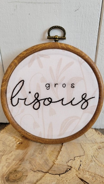 Broderie - Gros Bisous