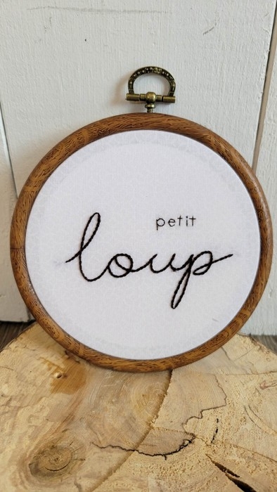 Broderie - Petit Loup