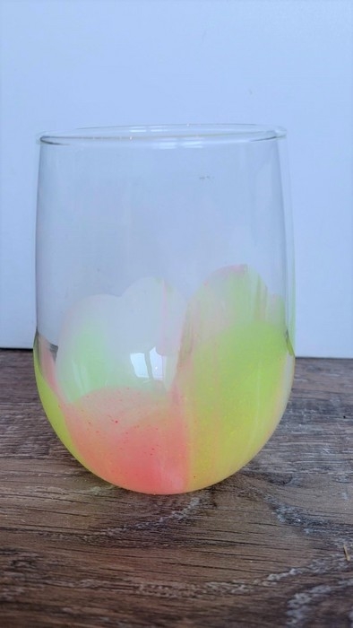 Verre - Jaune Rose