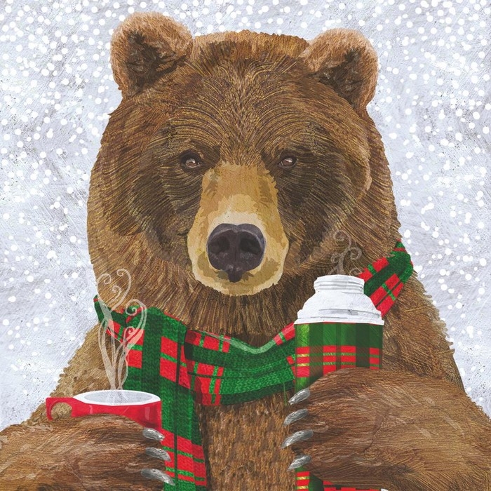 Petit napkins d'ours 20unité 10''x10''