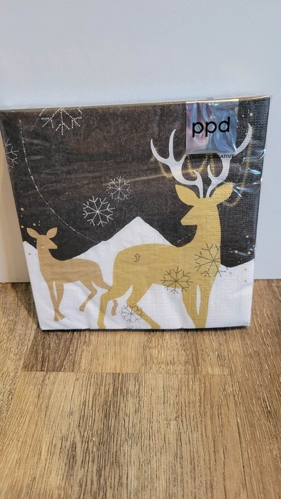 Grande Napkins Reine Doré 20unité 13''x13''