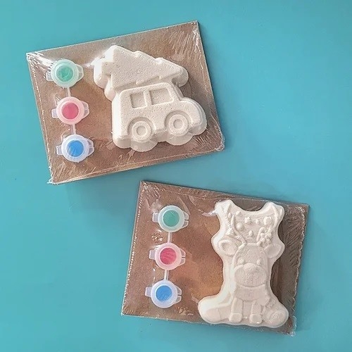 Bombe de bain à peinturer - Renne