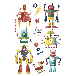 Tatouages temporaires - Robots