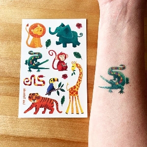 Tatouages temporaires - Jungle