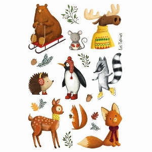 Tatouages temporaires - Animaux d'hivers
