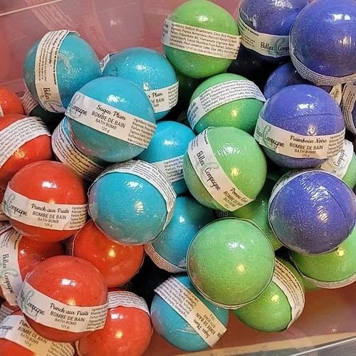 Bombes de Bain Rondes - Pomme verte