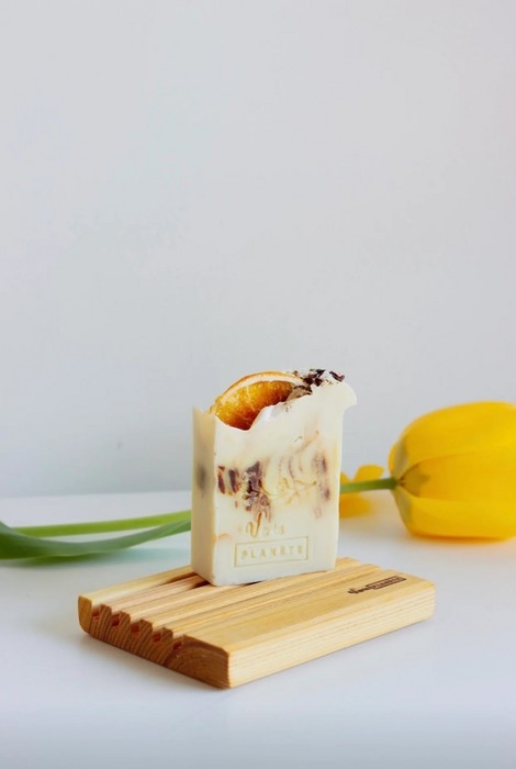 Porte savon en bois