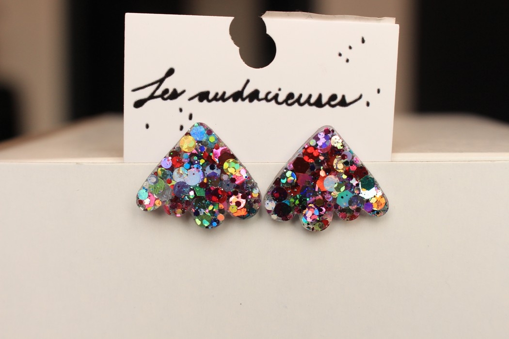 Boucle d'oreille - Multicolore