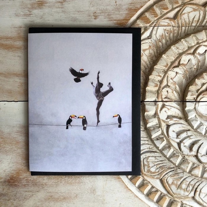 Carte de souhaits Conversation de toucans