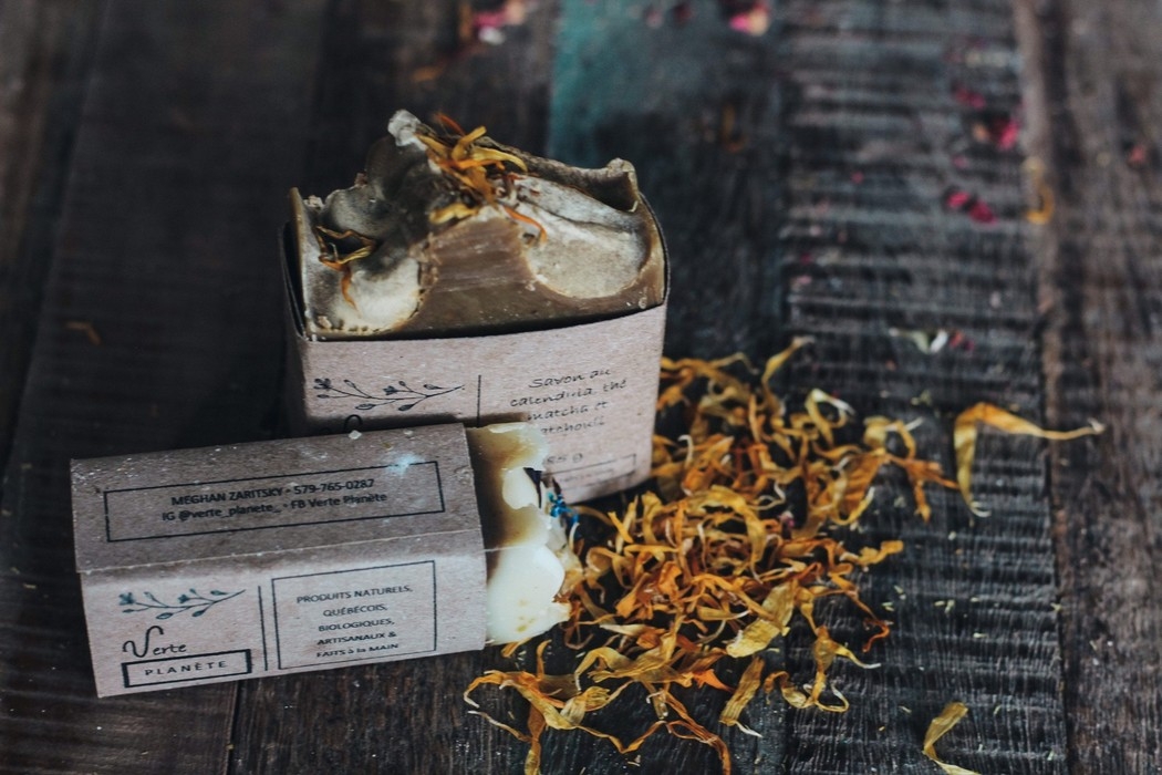 Savon - Calendula, thé matcha et patchouli