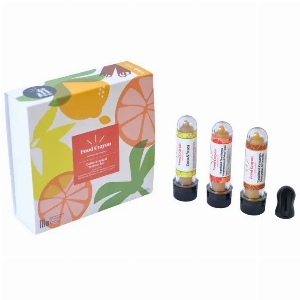 Food Crayon Coffret Tropical - Noix de coco, Pamplemousse & Poivre, Mandarine & Cannelle