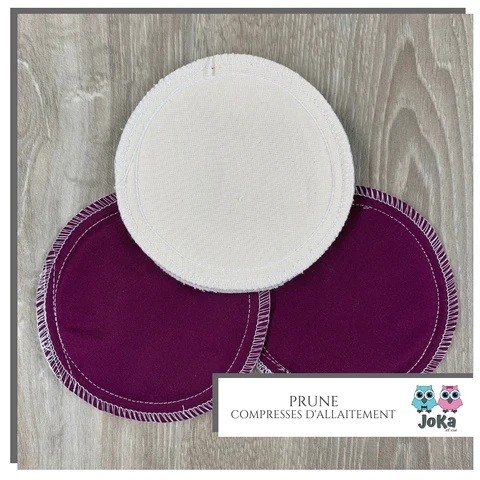 Compresse d'allaitement - Mauve