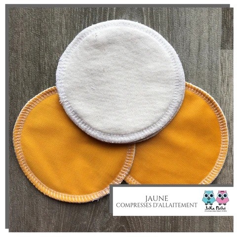Compresse d'allaitement - Jaune