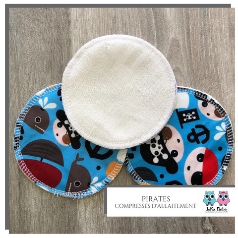 Compresse d'allaitement - Pirates