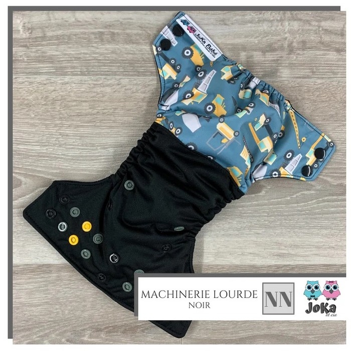 Couches-Lavables Nouveau-Né Assortie - Tracteur