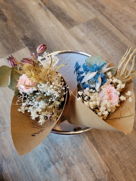 Petit bouquets rose éternelle - Rose pâle