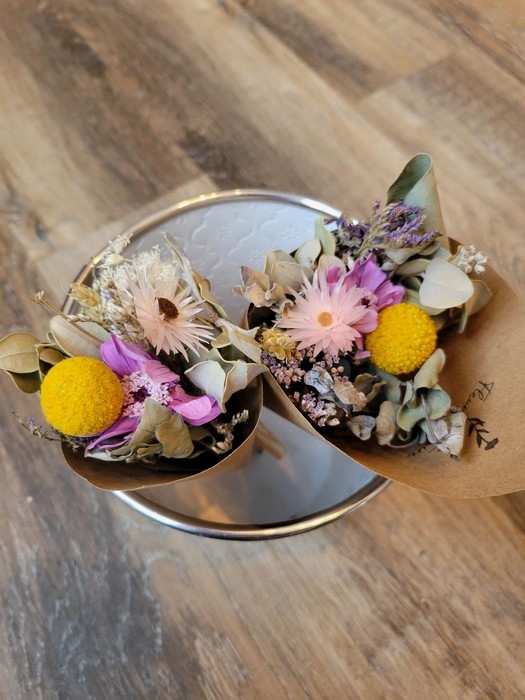 Petit bouquets rose éternelle - Petite marguerite lilas