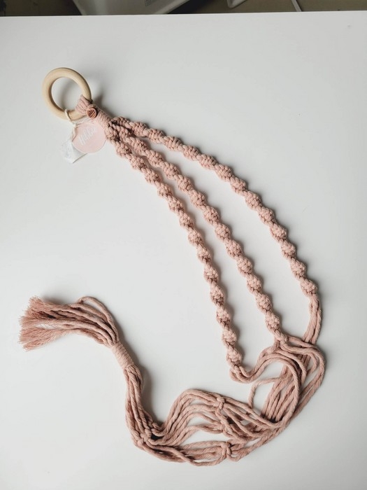 Suspension pour plante Voilie - Vieux rose