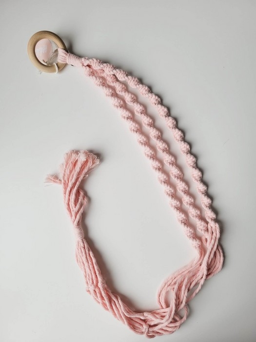 Suspension pour plante Voilie - Rose pâle