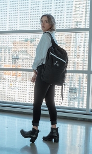 Sac à dos pliable - Noir