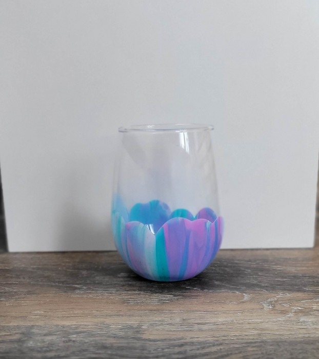 Verre - Turquoise Mauve
