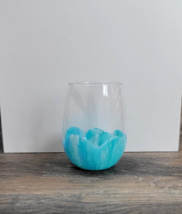 Verre - Turquoise Bleu