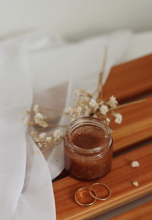 Exfoliant pour les lèvres au sucre à la Lavande et Citron
