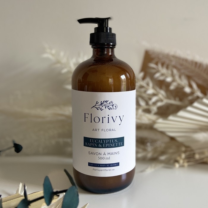 Savon à mains - Eucalyptus. Sapin et Épinette