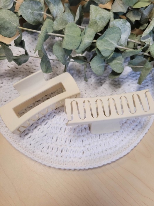 Pince à cheveux - Crème