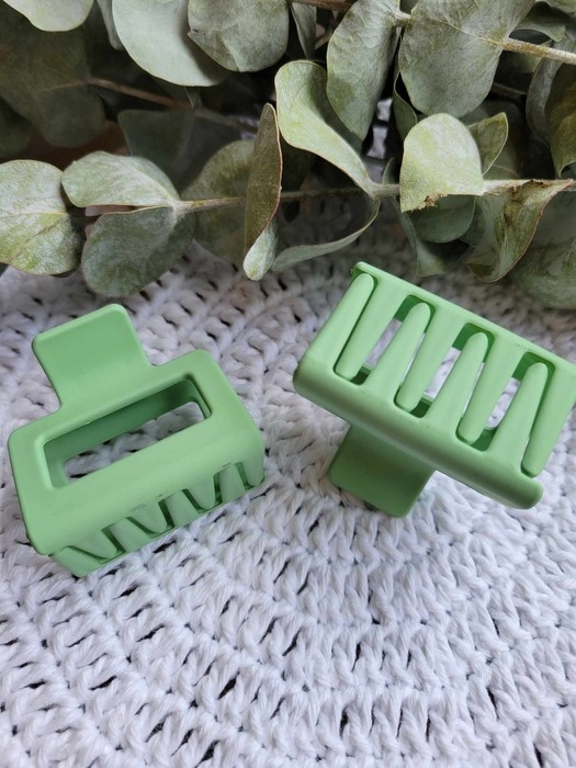 Pince à cheveux petite - Vert lime