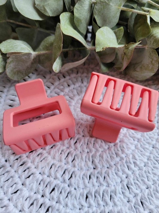 Pince à cheveux petite - Rose pâle