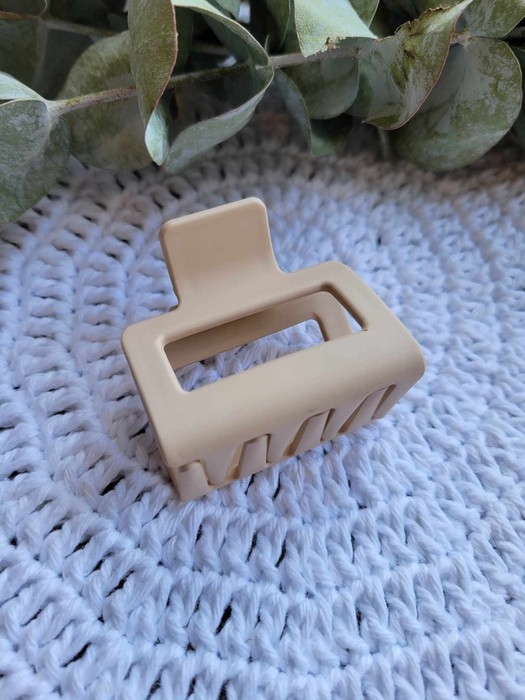 Pince à cheveux petite - Beige
