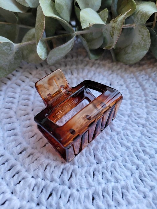 Pince à cheveux petite - Ambré