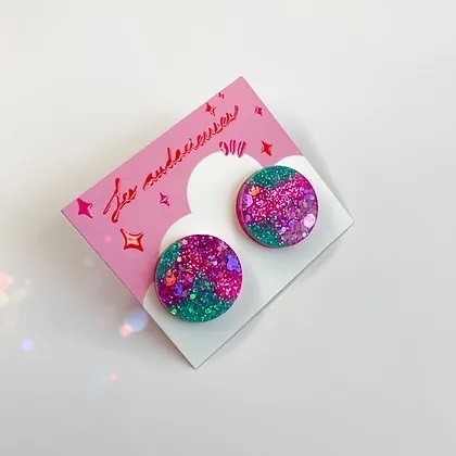 Boucles d'oreilles - Gabrielle en MELON D’EAU