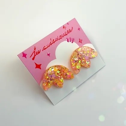 Boucles d'oreilles - Brigitte en SORBET