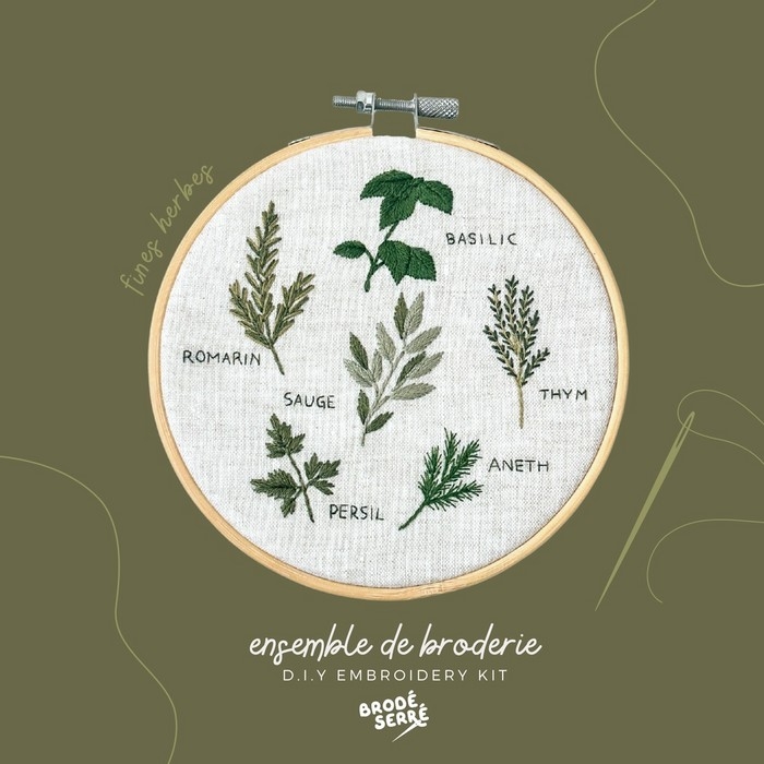 Ensemble de Broderie - Fines Herbes