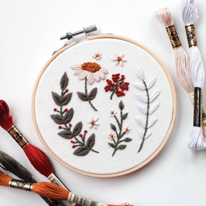 Ensemble de Broderie - Floral 2