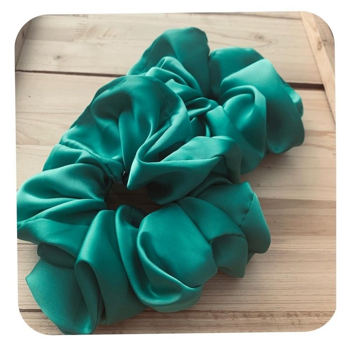 Méga Chou - Satin Vert Émeraude