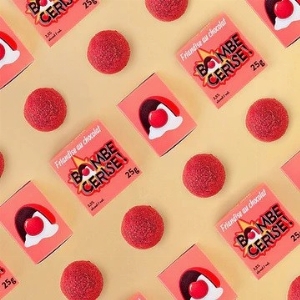 Bombe de Chocolat chaud - Bombe Cerise 25G