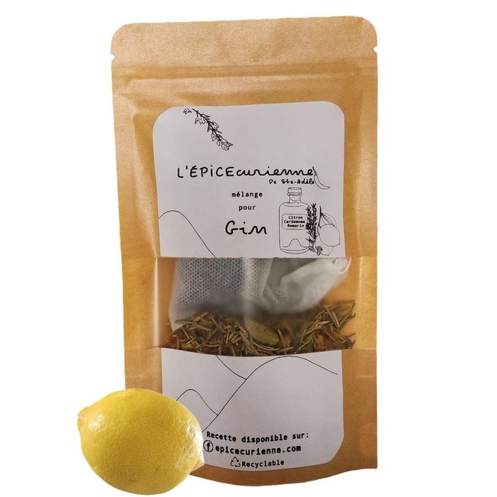 Épice Mélange à Gin - Citron, Cardamome, Romarin