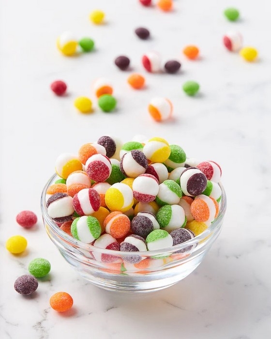 Bonbons Lyophilisées - Skittles Saveur Sûr