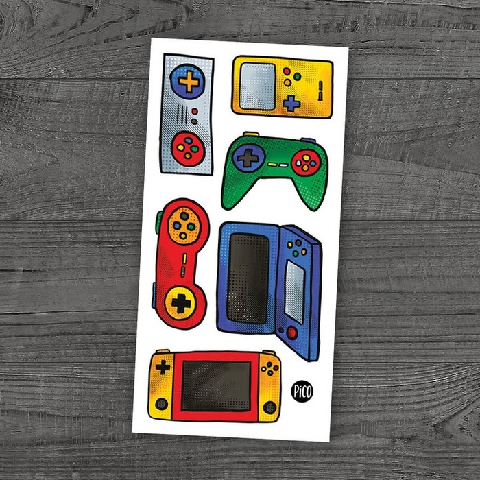 Tatouage Temporaire - Jeux vidéos
