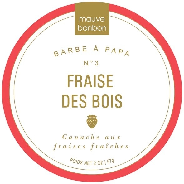 BARBE A PAPA - FRAISE DES BOIS - 57G