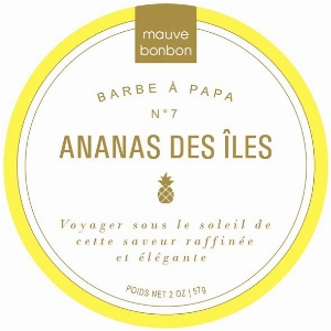 BARBE A PAPA - ANANAS DES ILES - 57G