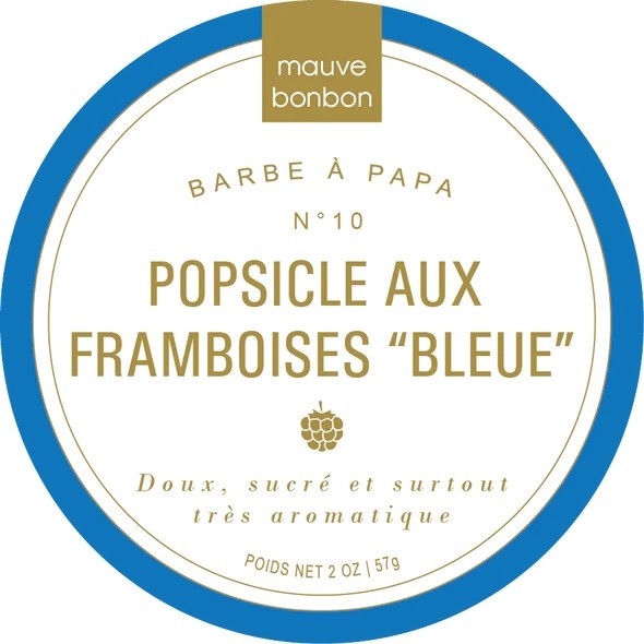 BARBE A PAPA - POPSICLE FRAMBOISE BLEUE - 57G