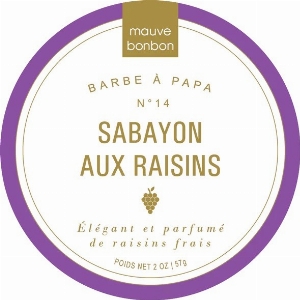 BARBE A PAPA - SABAYON AUX RAISINS - 57G