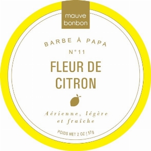 BARBE A PAPA - FLEUR DE CITRON - 57G