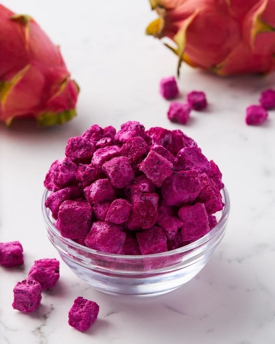 Aliments Lyophilisées - Fruit du Dragon Rose