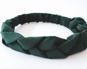 BANDEAUX TRESSÉS - VERTS