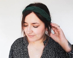 BANDEAUX TRESSÉS - VERTS